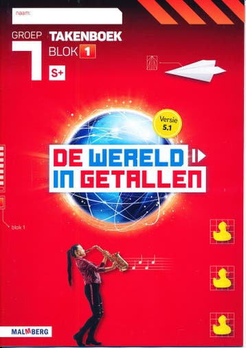 De Wereld  in Getallen versie 5.1 10-delig pakket groep 7 S+, Boeken, Verzenden, Nieuw