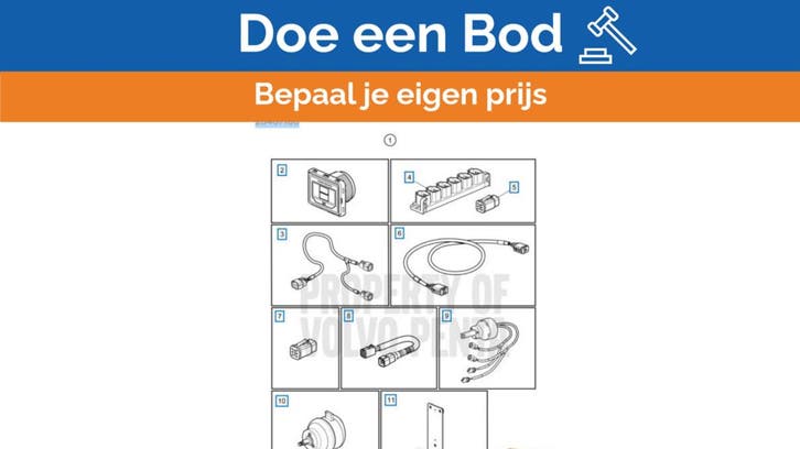 Bieden: Volvo Penta EVC main station steering, Watersport en Boten, Overige Watersport en Boten, Nieuw, Ophalen of Verzenden