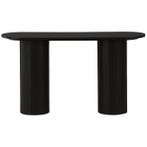 Rebellenclub Pokka Sidetable - 130 X 40 Cm - Zwart -, Minder dan 55 cm, Zo goed als nieuw, Overige vormen, 60 cm of meer