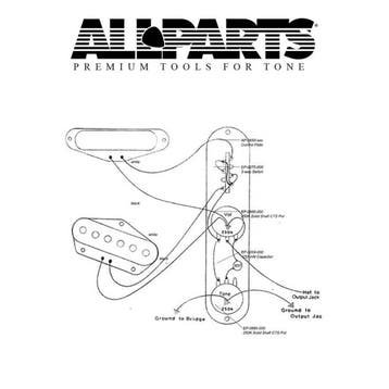 Allparts EP4130000 wiring kit voor Telecaster, Ophalen of Verzenden, Nieuw