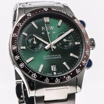 RSW - Swiss Made Chronograph Watch - RSWC130-SS-12 - Zonder, Nieuw