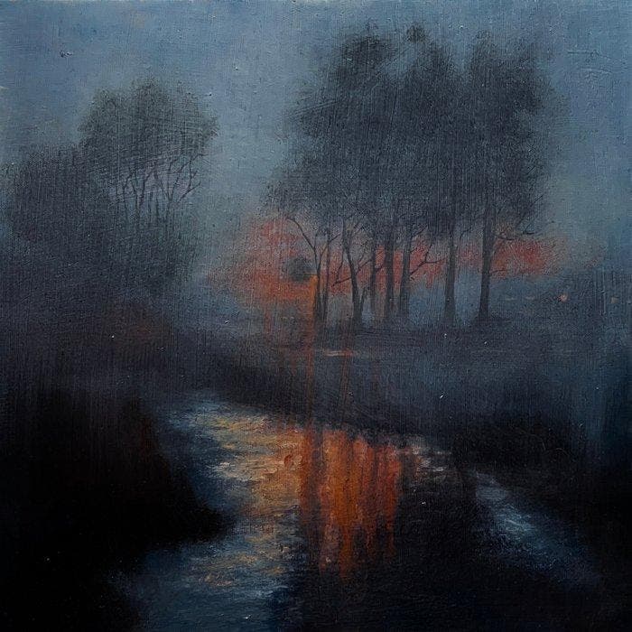 Robina Yasmin - River of Dreams, Antiek en Kunst, Kunst | Schilderijen | Modern