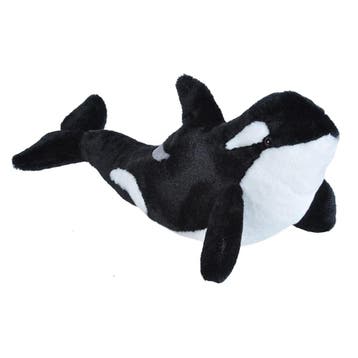 Wild Republic orka knuffel - pluche - 30 cm - zwart/wit, Verzenden, Nieuw