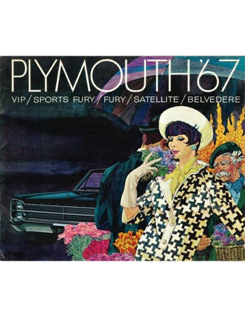 1967 PLYMOUTH PROGRAMMA BROCHURE NEDERLANDS, Nieuw, Author