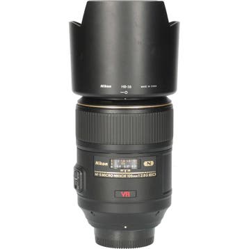 Tweedehands Nikon AF-S 105mm f/2.8G IF ED VR Micro CM7447, Ophalen of Verzenden, Gebruikt, Macrolens