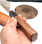 Keukenmes - Japanse mes , Keukenmes - koksmes Handgemaakt