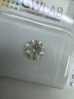 1 pcs Diamant (Natuurlijk) - 0.63 ct - Rond - J - SI2 -, Nieuw