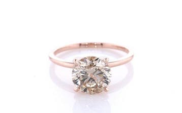 Ring - 14 karaat Roségoud - 2.18ct. tw. Diamant (Natuurlijk, Sieraden, Tassen en Uiterlijk, Ringen, Nieuw