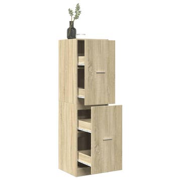 vidaXL Apothekerskast 40x41x144,5 cm bewerkt hout sonoma, Huis en Inrichting, Kasten | Overige, Verzenden, Nieuw