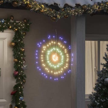 vidaXL Kerstverlichting vuurwerk 140 meerkleurige LEDs 17, Diversen, Kerst, Verzenden, Nieuw
