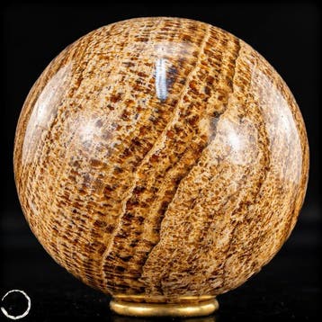 Zeer zeldzaam Aragonietbol, Uit Peru- 1669.81 g, Antiek en Kunst, Curiosa en Brocante