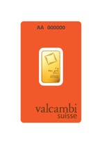 5 gram goudbaar Valcambi met certificaat, Postzegels en Munten, Edelmetalen en Baren, Verzenden, Goud