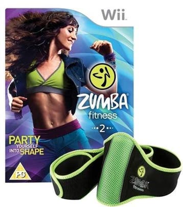 Wii Zumba Fitness 2 Incl. Belt, Spelcomputers en Games, Verzenden, Zo goed als nieuw