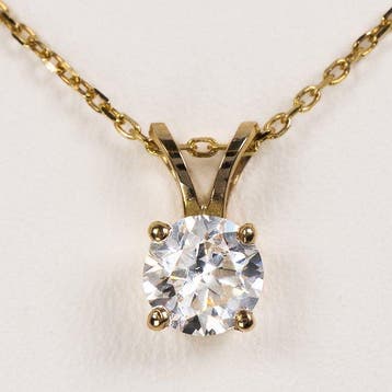 Zonder minimumprijs - Ketting met hanger - 14 karaat Geel
