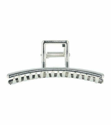 Haarspeld Haarklem 7cm – Rechte Vorm – Metaal – Zilver, Nieuw