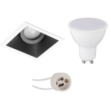 Pragmi Zano Pro 6W LED Spot Set - Dimbare Kantelbare Vierkan, Ophalen of Verzenden, Nieuw