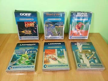 Commodore - Commodore 64 - Lotto di 6 cartucce per, Nieuw