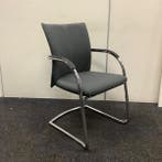 aspa-Klöber vergaderstoel, stapelstoel, grijze stoffering -, Huis en Inrichting, Stoelen, Ophalen of Verzenden, Gebruikt, Stof