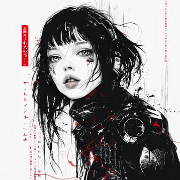 Artxlife - Ghost in the Shell Cyberpunk Girl 6, Nieuw