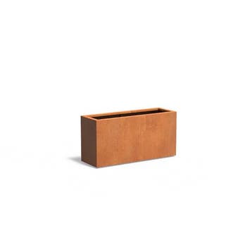 Cortenstaal plantenbak 120x40x60cm - Met bodem, Tuin en Terras, 100 cm of meer, Nieuw, Metaal, 60 cm of meer