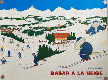 Jean de Brunhoff - Éditions du Désastre - Babar à la neige