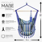 Hangstoel - Binnen & Buiten - Hangschommel - Tot 150 kg - Ti, Verzenden, Zo goed als nieuw