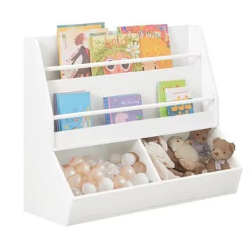 Kinder wandgarderobe met krijtbord, boekenplank en haken, Verzenden, Nieuw