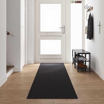 vidaXL Tapijt Loper Antraciet 80 x 500 cm 100% Polypropyleen, Verzenden, Nieuw
