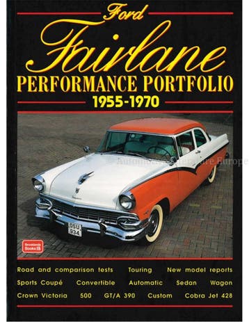FORD FAIRLANE PERFORMANCE PORTFOLIO 1955-1970 (BROOKLANDS), Nieuw, Ford, Author
