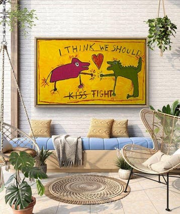 Malo - I THINK, Antiek en Kunst, Kunst | Schilderijen | Modern