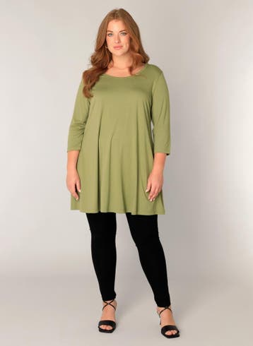 Base Level Curvy A-lijn tuniek Aria Maat:, Kleding | Dames, Blouses en Tunieken, Verzenden, Nieuw, Overige kleuren