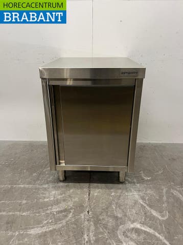 RVS Werkkast Kast 1 Deur 60 x 70 x 86 cm Horeca, Ophalen of Verzenden, Gebruikt