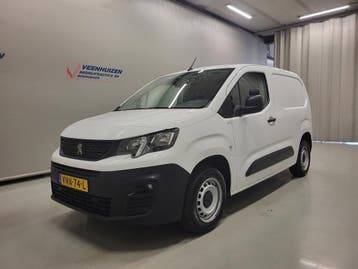 Peugeot Partner 1.5BlueHDI Euro 6!, Gebruikt, Euro 6, Wit, Onderhoudsboekje