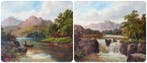 Walter Erasmus Ellis. (1849-1914) - A pair of mountainous, Antiek en Kunst