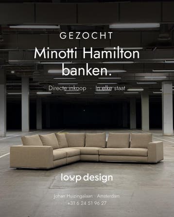 GEZOCHT! Minotti Hamilton Banken | Directe inkoop, Huis en Inrichting, Nieuw, Bank Hoekbank Bankstel Bankje Loungebank Banken Chaise Lounge
