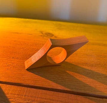 Handgemaakte Houten Duim-Boekmerk – Ergonomische Hulp voor E, Verzamelen, Boekenleggers, Verzenden, Nieuw
