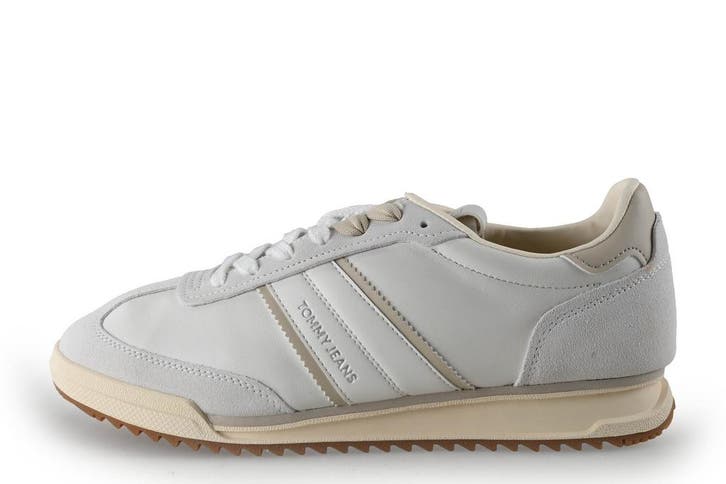 Tommy Jeans Sneakers in maat 42 Wit, Kleding | Dames, Schoenen, Wit, Zo goed als nieuw, Sneakers of Gympen, Verzenden