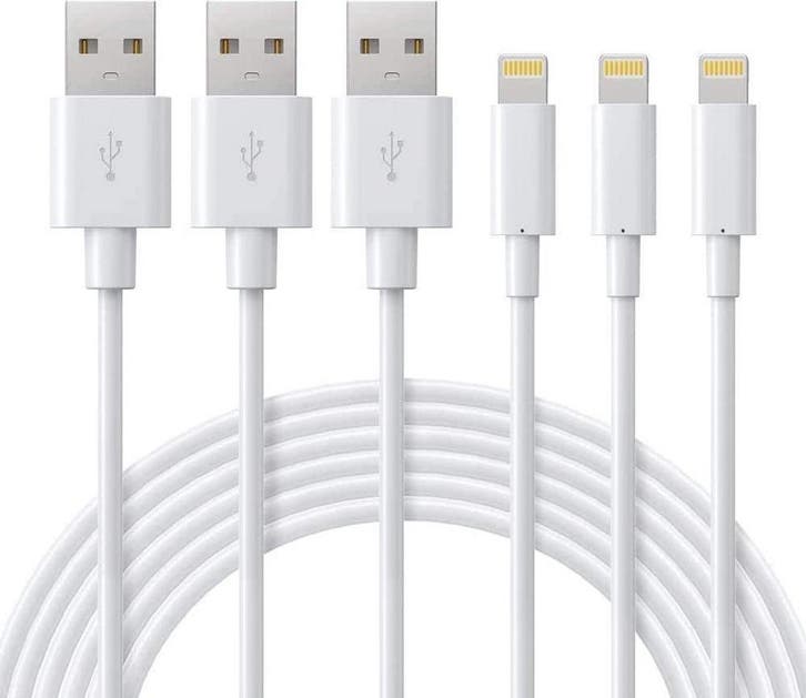 Lightning kabel – Geschikt voor iPhone/iPad/AirPods – USB-A, Auto-onderdelen, Elektronica en Kabels, Ophalen of Verzenden
