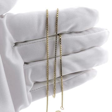 Gouden Venetiaanse schakelketting, Ophalen of Verzenden, Gebruikt, Goud, Goud