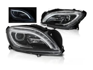 LED DRL Black koplampen geschikt voor Mercedes W166 M-klasse, Verzenden, Nieuw, Mercedes-Benz