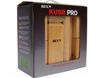Bex Kubb Pro Original - Kubb spel - 1 koning 10 torens 6, Verzenden, Nieuw