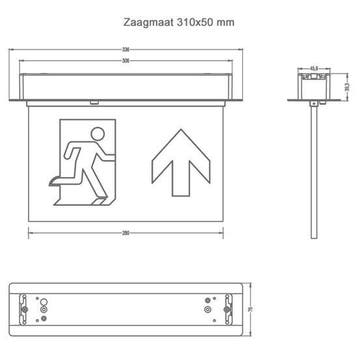 Normlights Bulkhead inbouw LED noodverlichting, Boeken, Verzenden, Nieuw