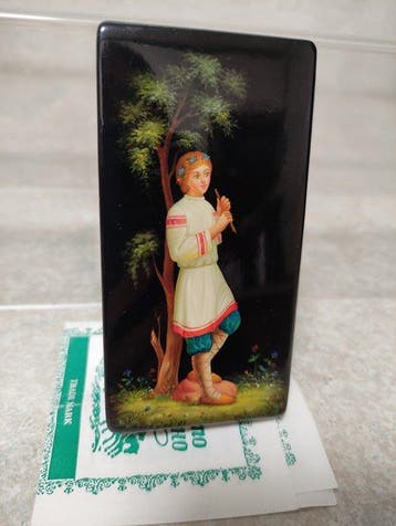 Fedoskino - Vintage lacquer box Lel, made at the Fedoskino