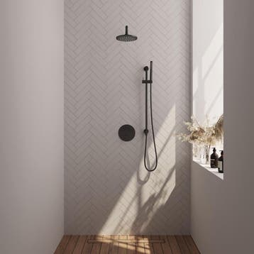 Brauer Black Carving Thermostatische Regendoucheset Inbouw -, Ophalen of Verzenden, Nieuw