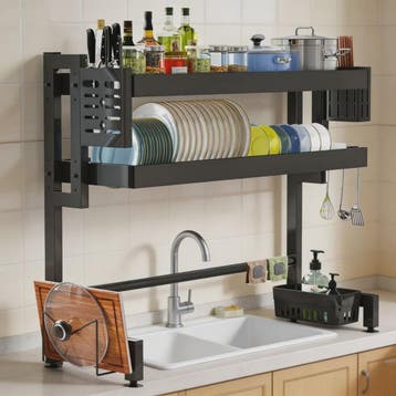 2-Laags Afdruiprek Boven Spoelbak - Multifunctionele Keuken, Verzenden, Nieuw