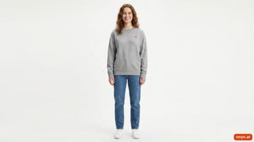 Levis Sweatshirts Dames maat L Grijs Vintage, Ophalen of Verzenden, Nieuw