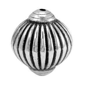6 x Kralen metallook deco Antiek zilver ca. 28x25mm (Ø2.5mm, Ophalen of Verzenden, Nieuw, Kraal