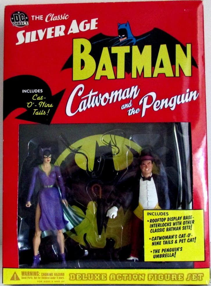 DC Direct Silver Age Catwoman & Penguin 2-pack, Verzamelen, Film en Tv, Nieuw, Ophalen of Verzenden