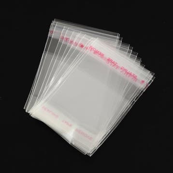 200 stuks cellofaan zakjes  4 x 6cm dik: 0.035mm, Diversen, Ophalen of Verzenden, Nieuw