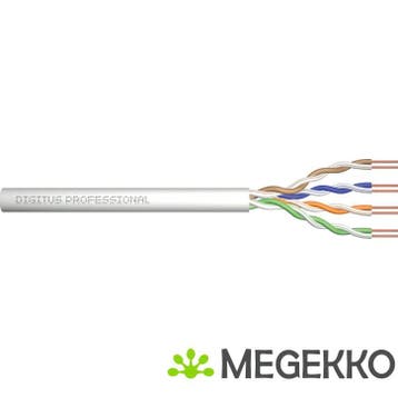 Digitus ASSNET250 305m Cat6 U/UTP (UTP) Grijs netwerkkabel, Verzenden, Nieuw